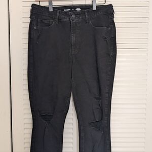 Old Navy Women's High Rise Rockstar Super Skinny Distressed Jeans
